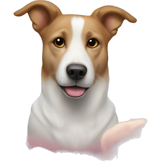 Dog in heaven emoji