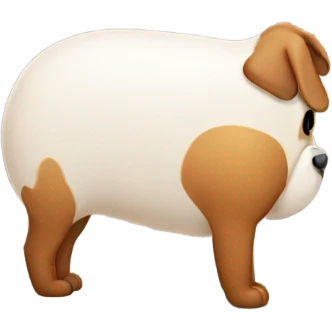 Dog butt emoji