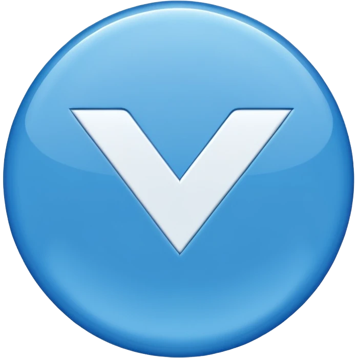 Blue circle tiktok verification emoji