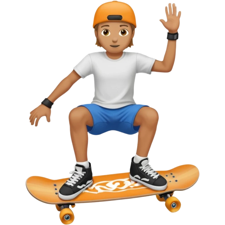 Skateboarder profileshot emoji