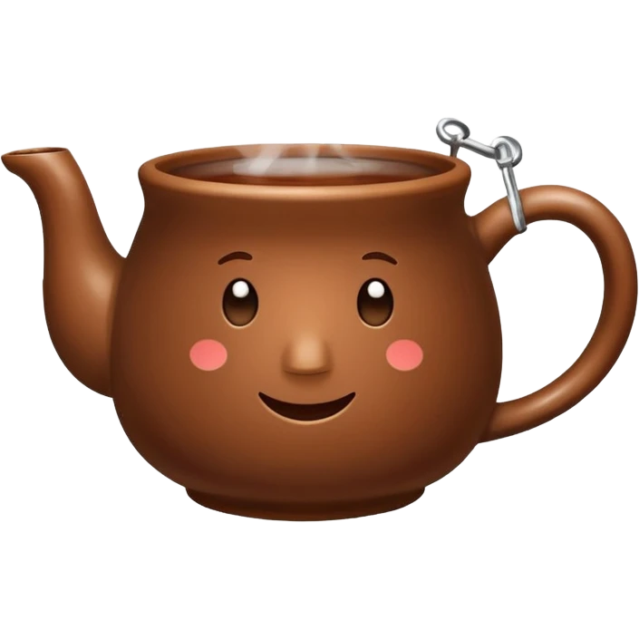 hot tea in a mug no face emoji