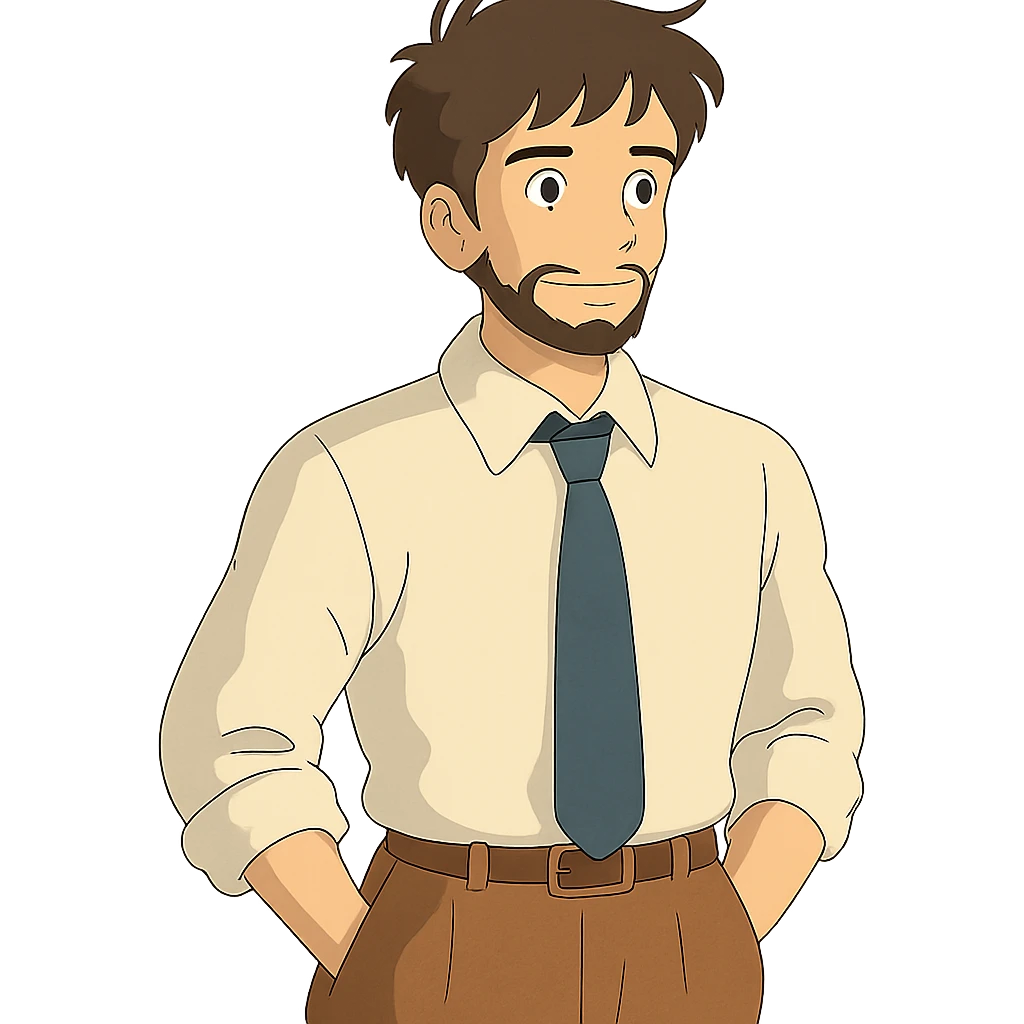 ghibli style man emoji
