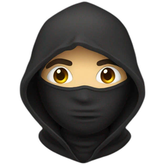 hooded assassin emoji