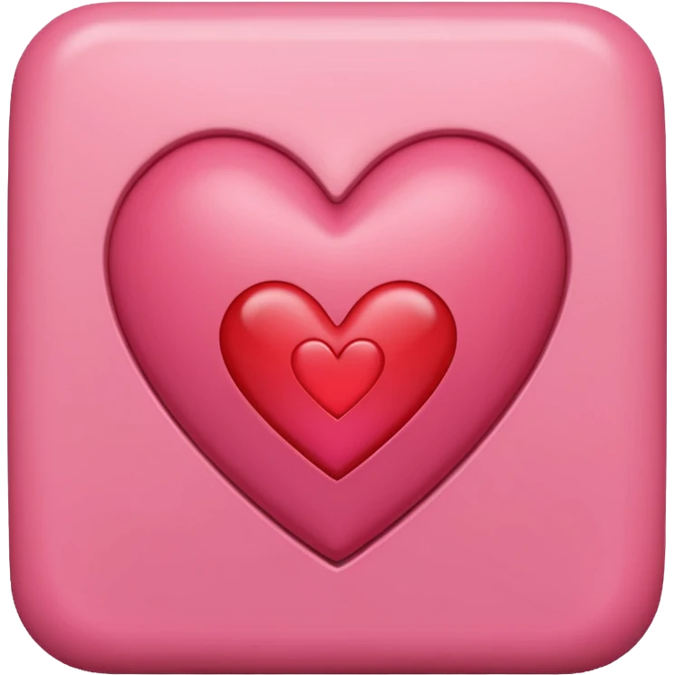 chtel bych pismeno M ze srdicek 💗 tehlech ve ctvrecku z ♥️ emoji