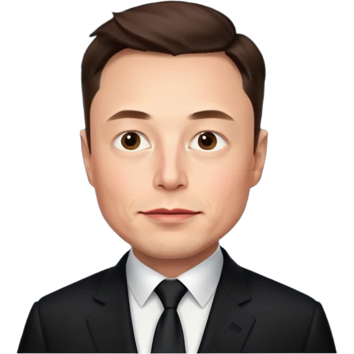 elon musk in suit emoji
