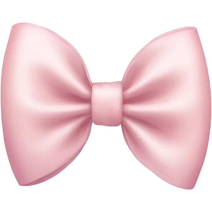 Light pink bow emoji