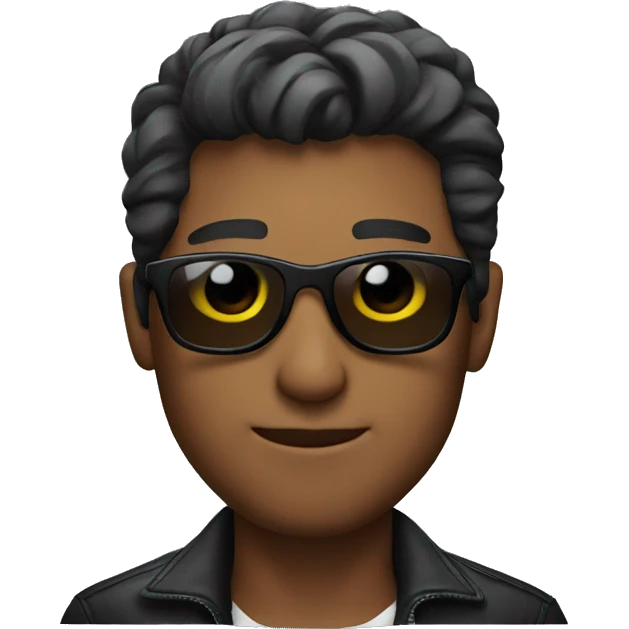 Handsome man with sunglasses emoji