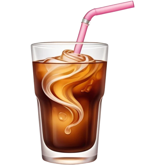 Rose Cold brew mini glas coffee  emoji
