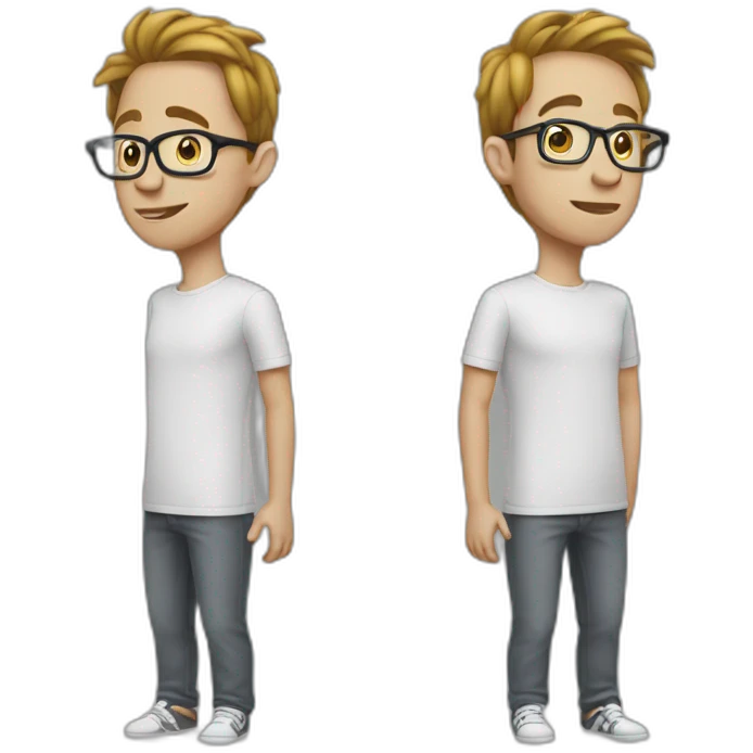 skinny nerd emoji