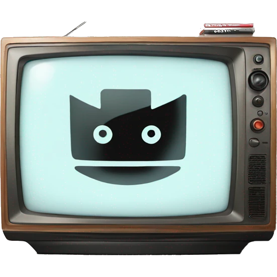 Netflix logo on a tv  emoji