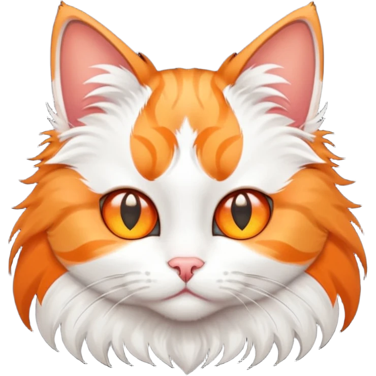 Un gato con ojos de estrella emoji