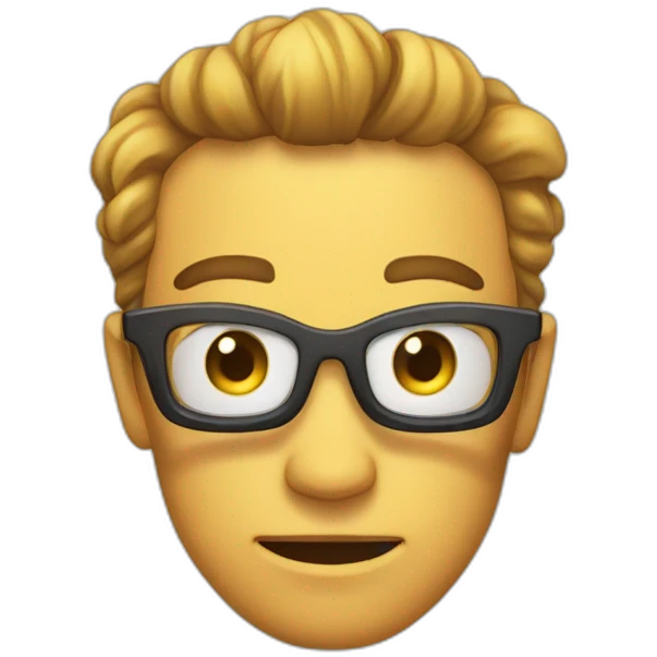 contre soleil sur un doigt emoji
