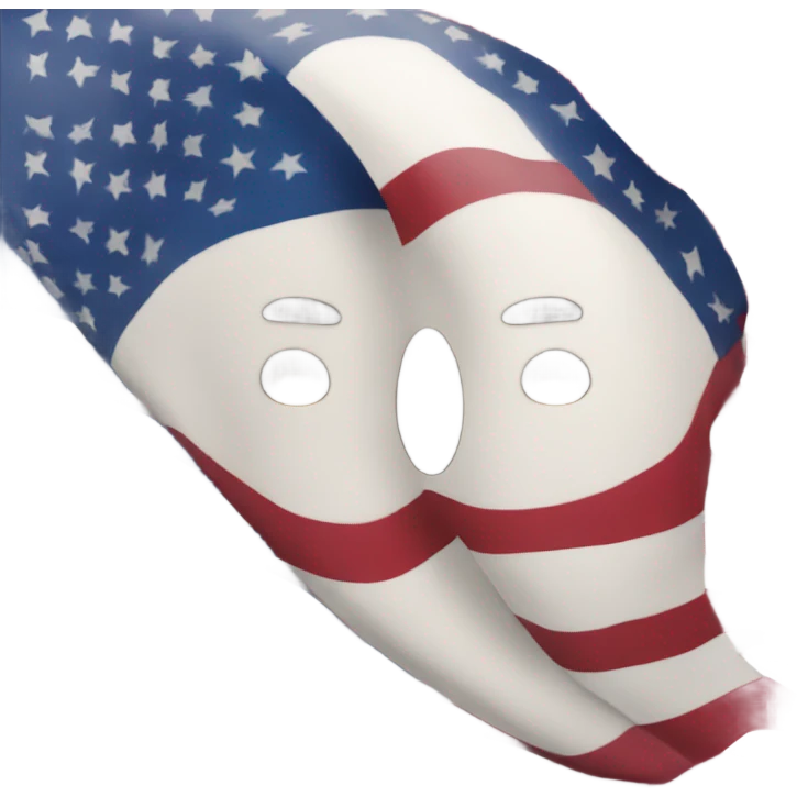 american flag . Add blue stripes only emoji