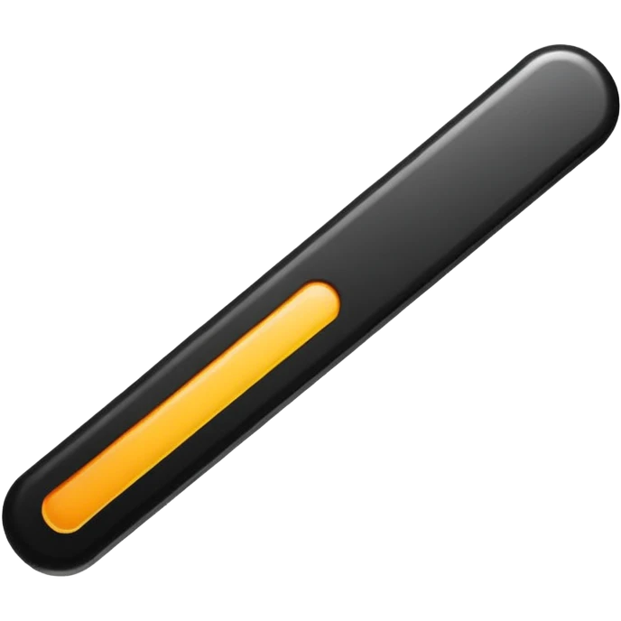 search tool bar in black emoji