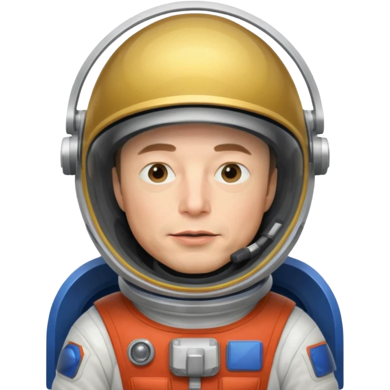 Elon Musk in the space Neutral emoji