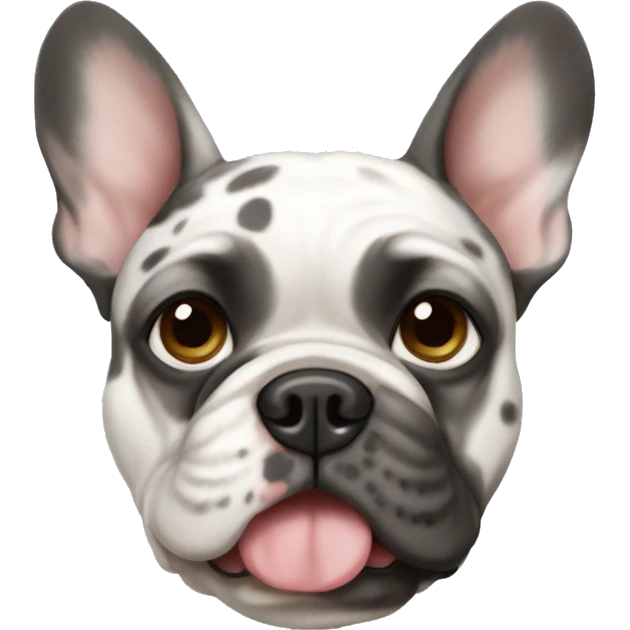Merle French bulldog  emoji
