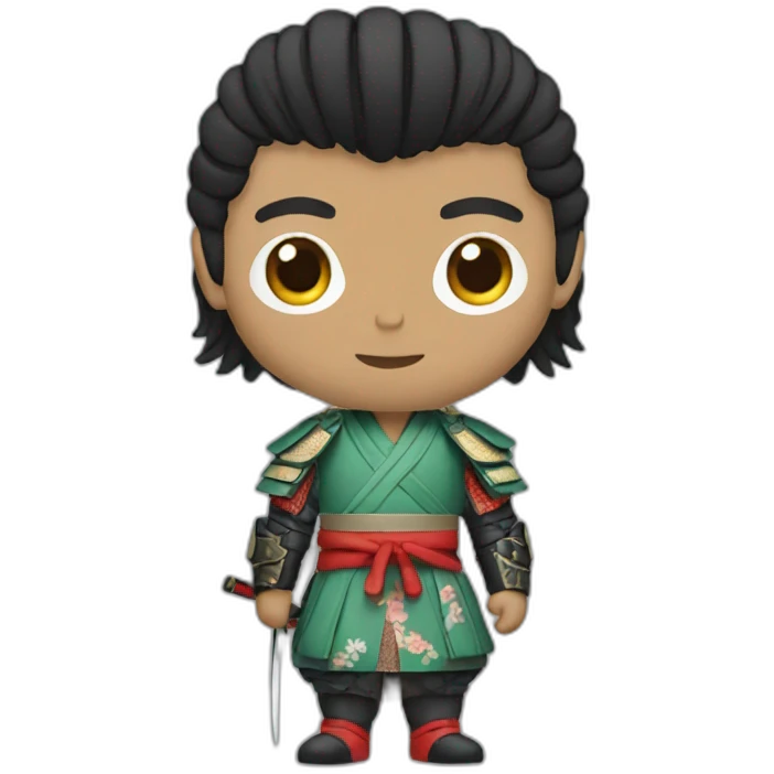 Samurai wearing gucci emoji