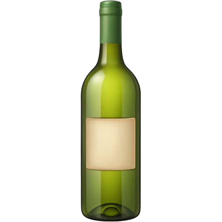 glass green wine bottle emoji
