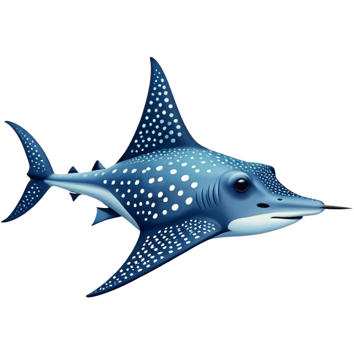 Spotted eagle Stingray  emoji