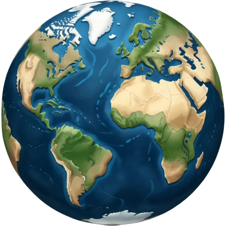 earth black white emoji