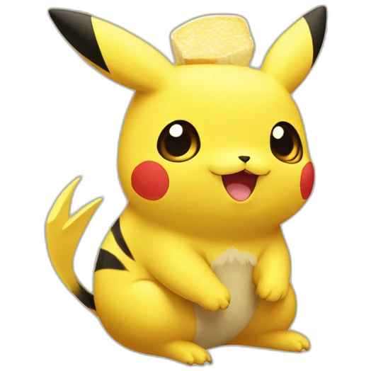 Pikatchu que bebe uma cerveija emoji