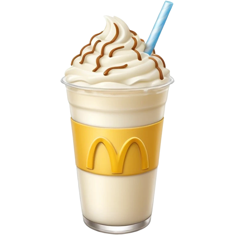mcdonals milkshake emoji