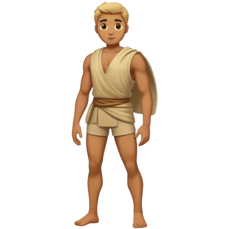 full body rambo male human character Konor emoji