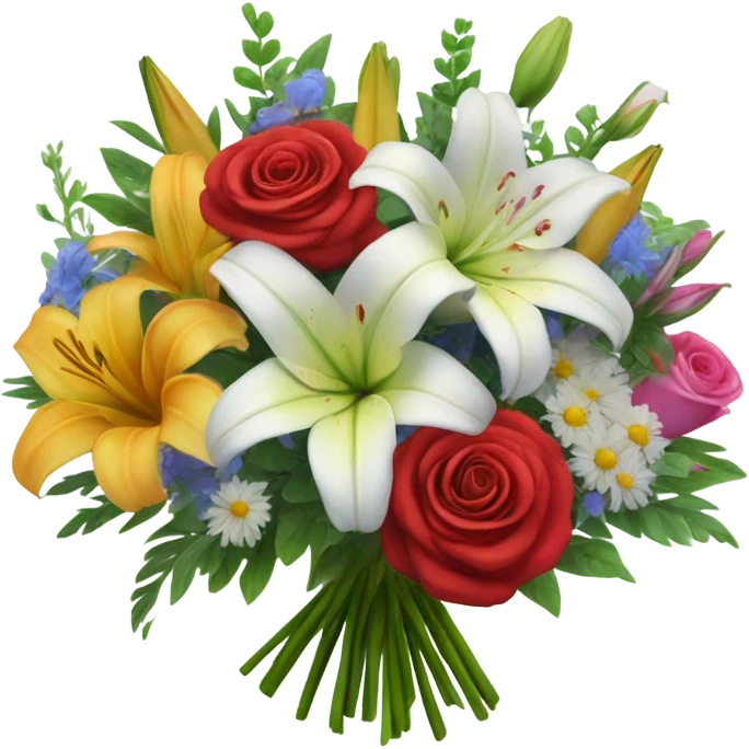 Flower boque emoji