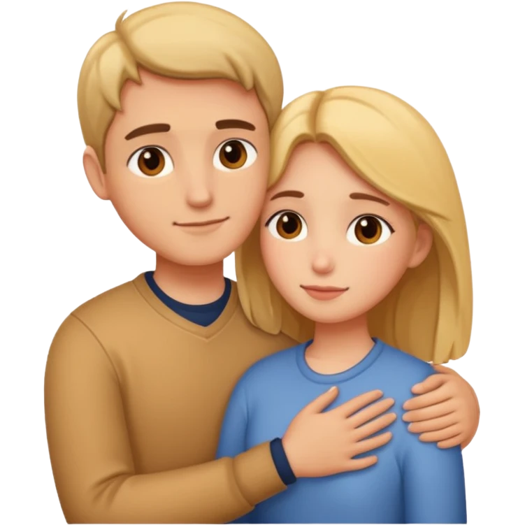 Moment intime entre amoureux emoji