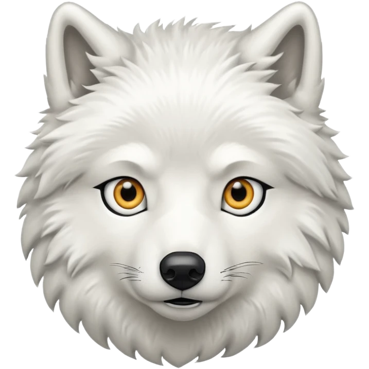 Arctic wolf emoji