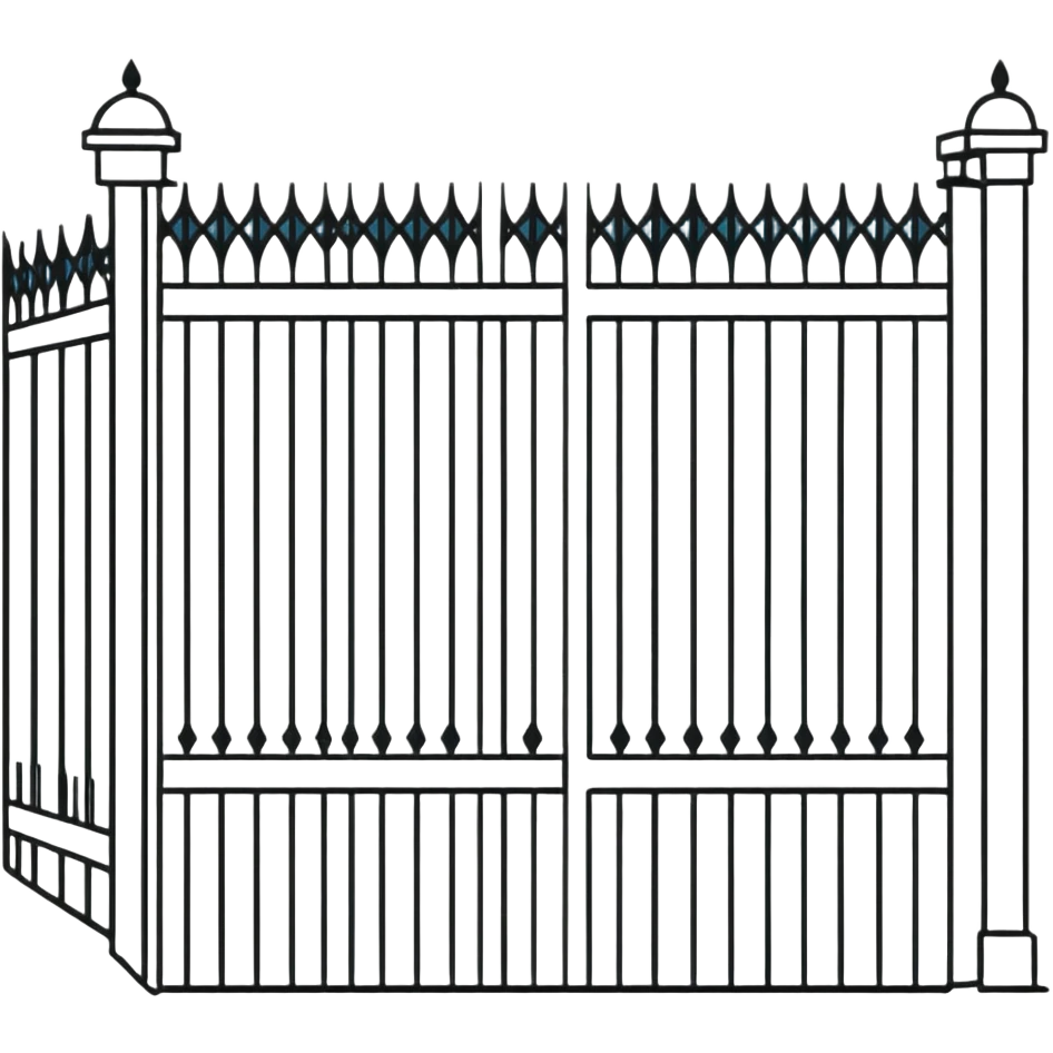 decorative iron fence emoji