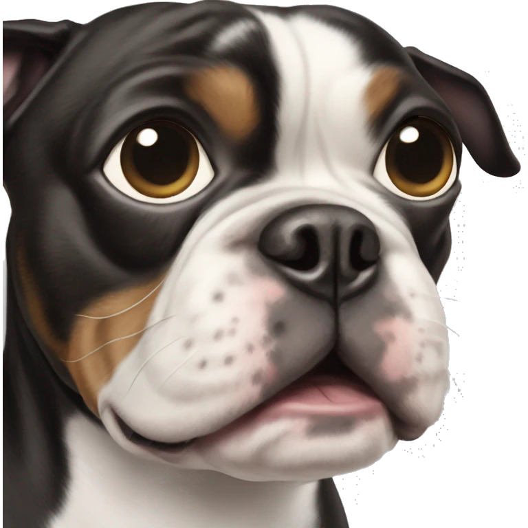 boston terrier cross eyed emoji