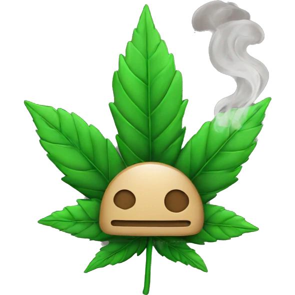Emoji weed smoke emoji