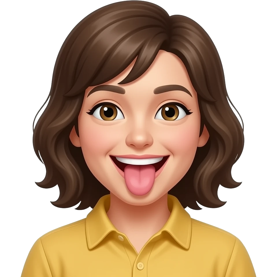 Laughing with tounge out emoji