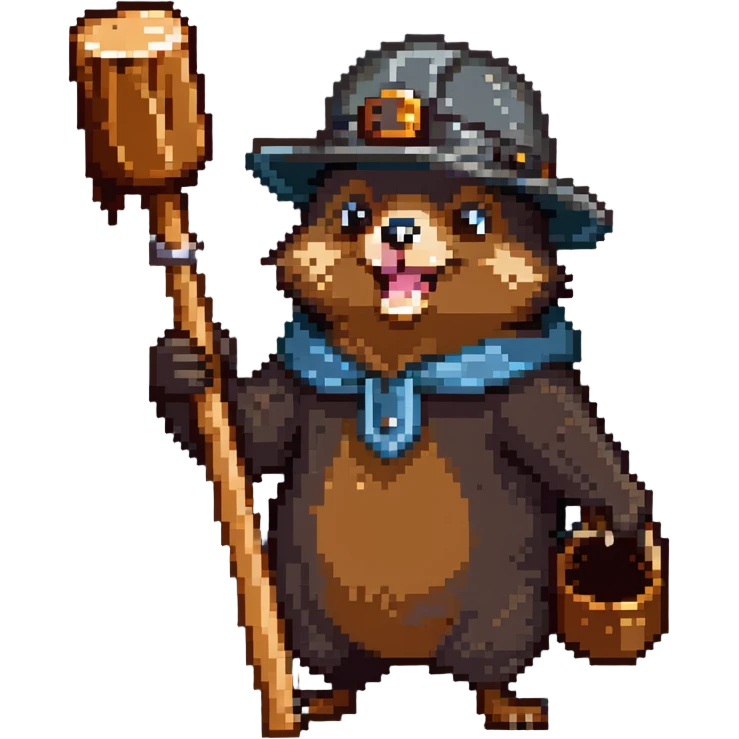 whacking a mole with a mallet, funny expressions emoji