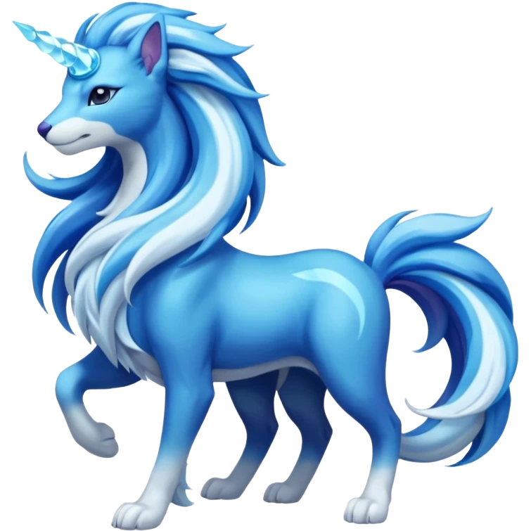 Pokemon  legendary Suicune emoji