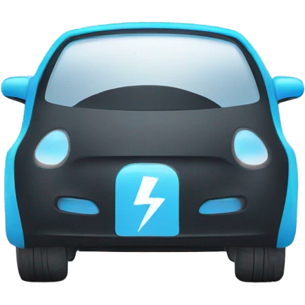 electric car charging emoji