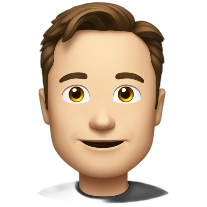 elon musk saying hello emoji