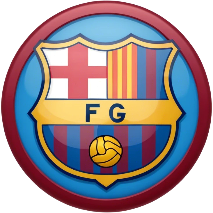 Barcelona futball logo  emoji