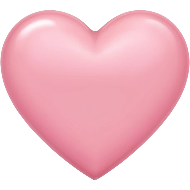 Light pink heart  emoji