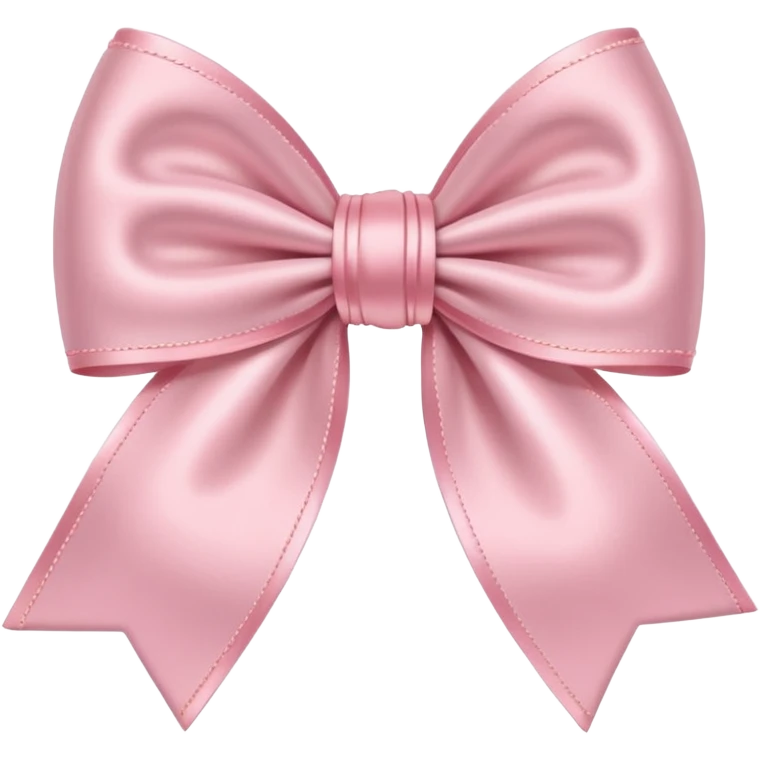 Cute light pink bow  emoji