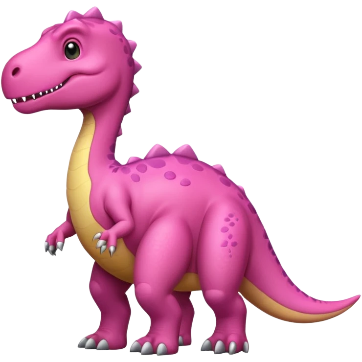 Dinosaurio rosa emoji
