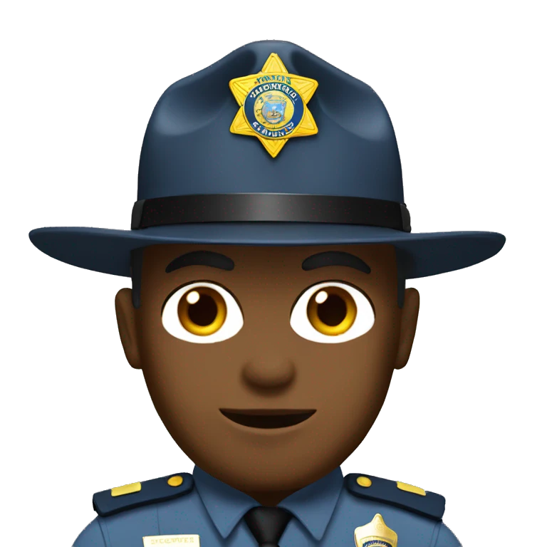 State trooper emoji
