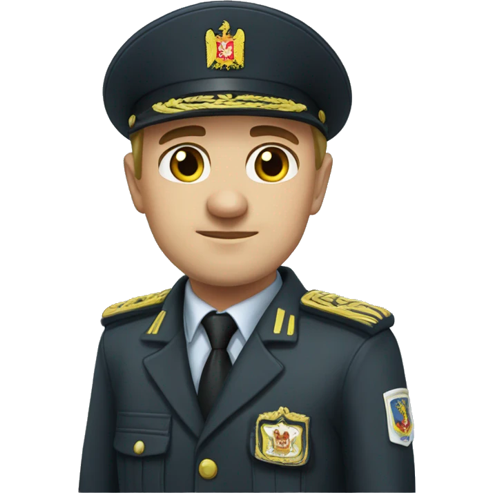 Russian security guard from Pyaterochka emoji