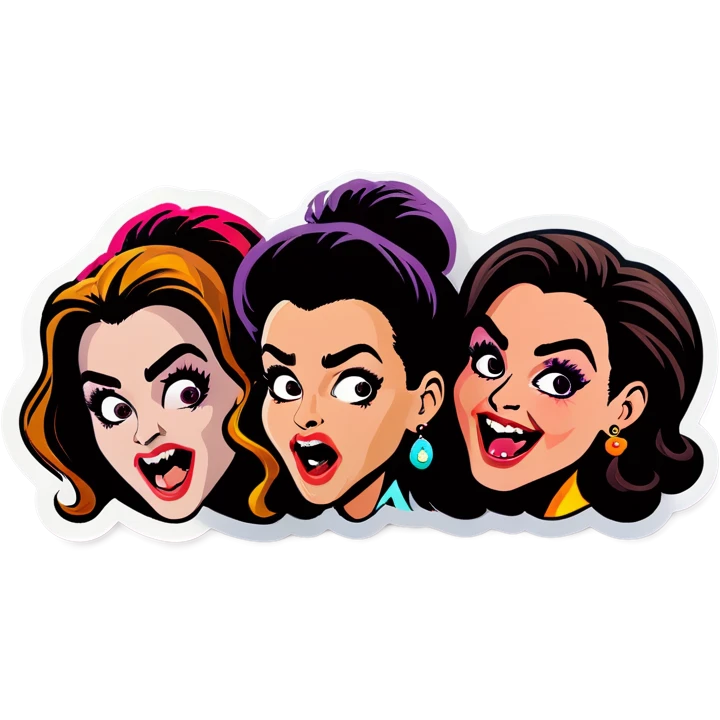Crazy group of women emoji
