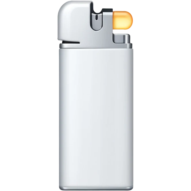 white lighter emoji