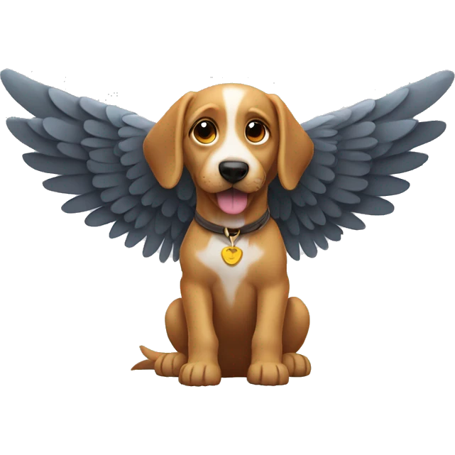Dog with wings emoji