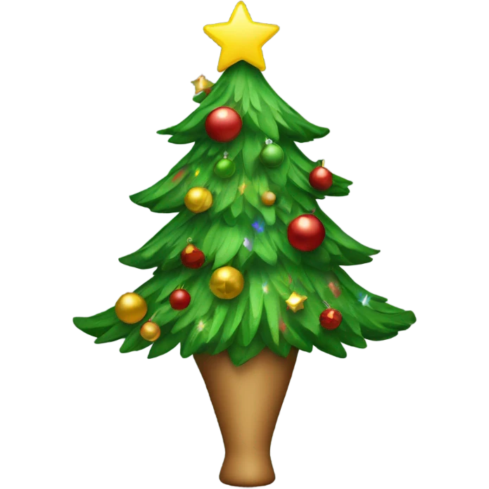 Dancing Christmas tree emoji