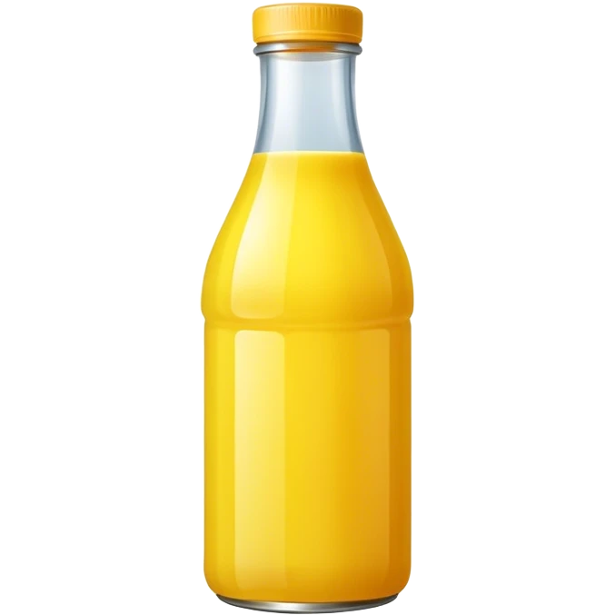 Yellow juice bottled  emoji
