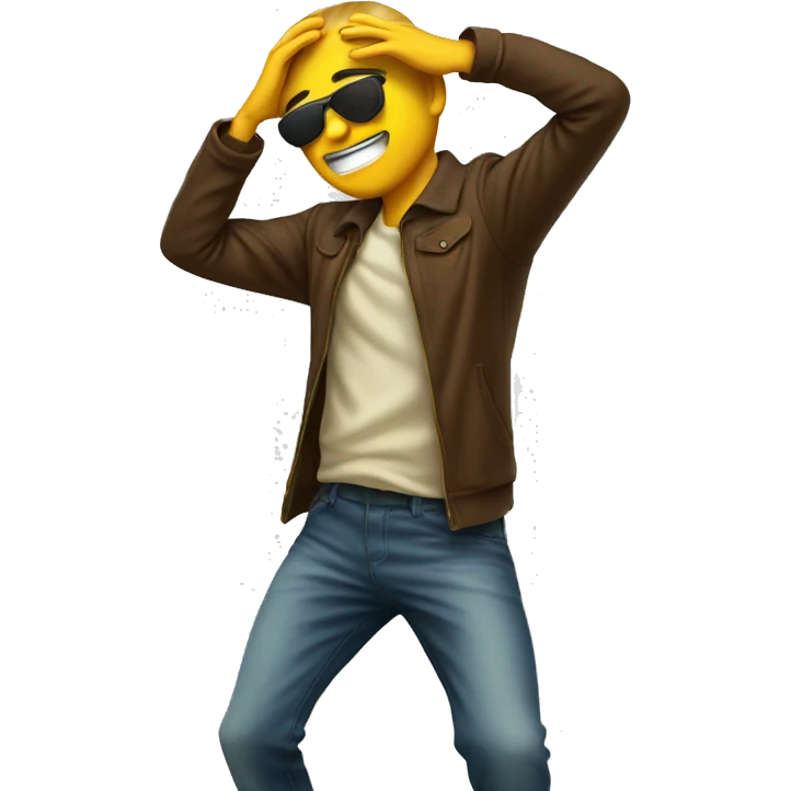 dabbing emoji emoji